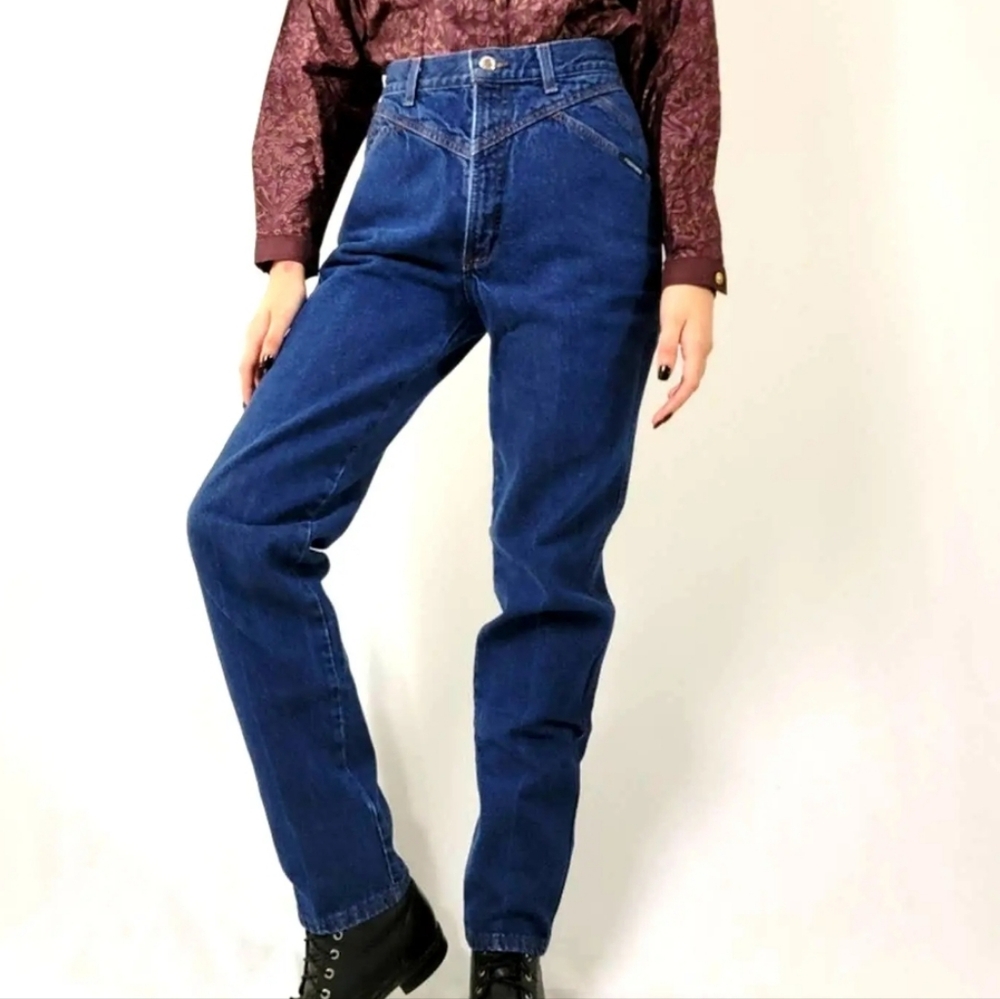 High Rise Blue Jeans - Picture 4 of 13